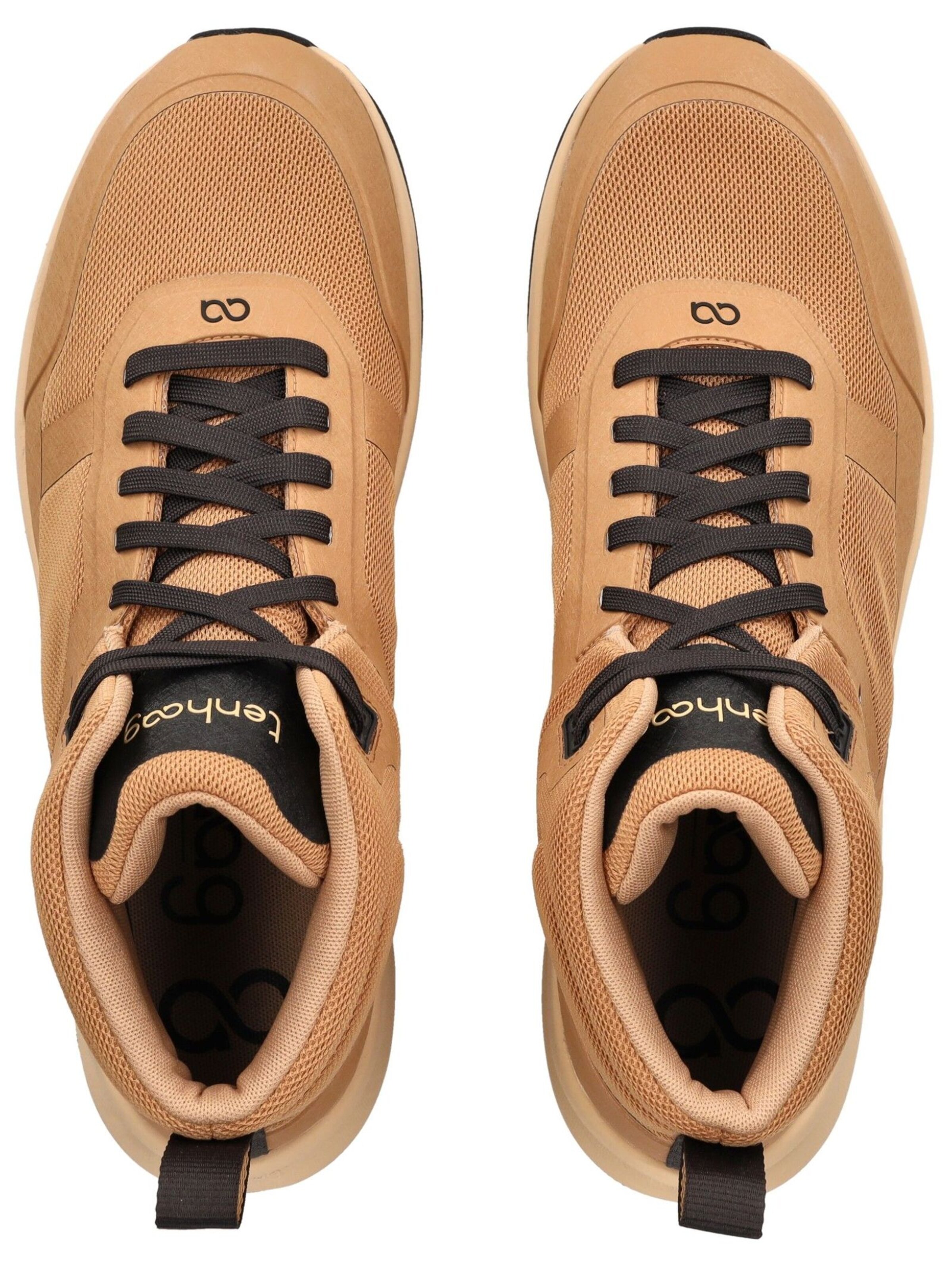 Sneaker alta di Tenhaag in marrone