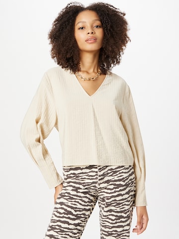 Another Label - Camiseta en beige: frente