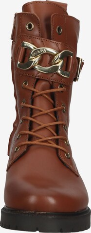 SCAPA Lace-Up Ankle Boots in Brown