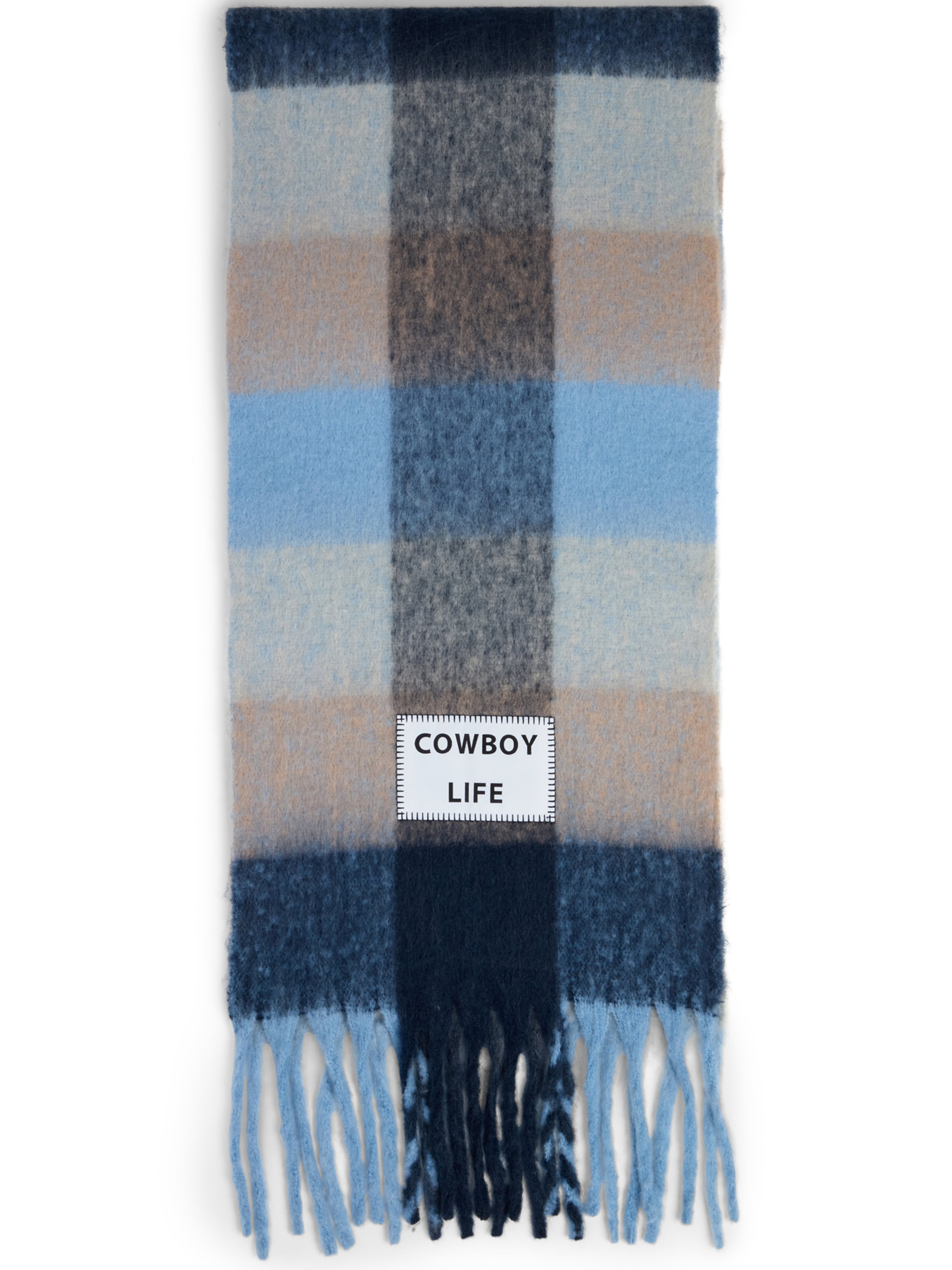 Verb To Do Schal in Mischfarben: Vorderseite