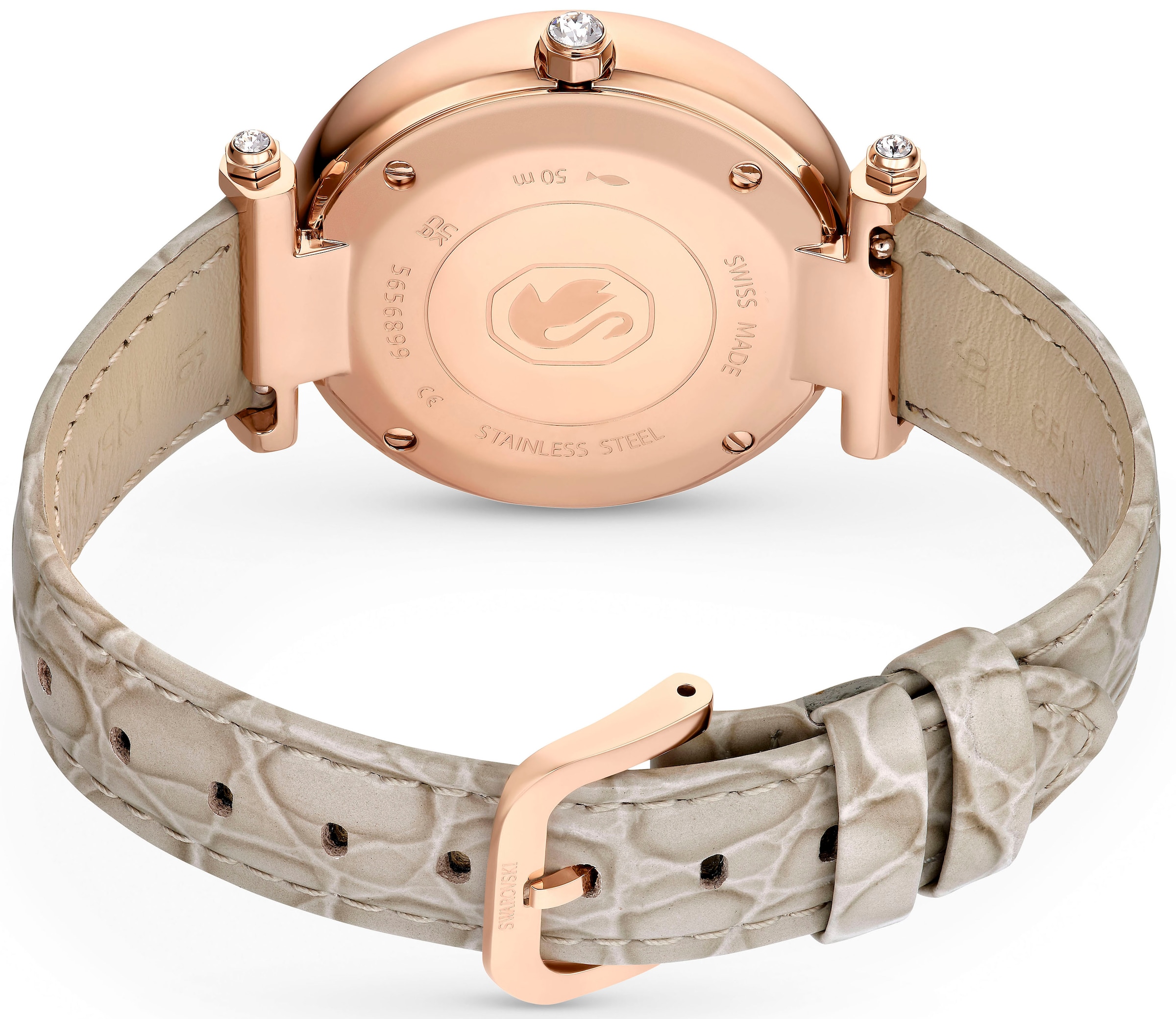 Swarovski Analoguhr in Grau