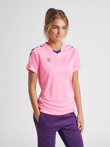 Hummel Performance shirt 'Core' in Pink: front