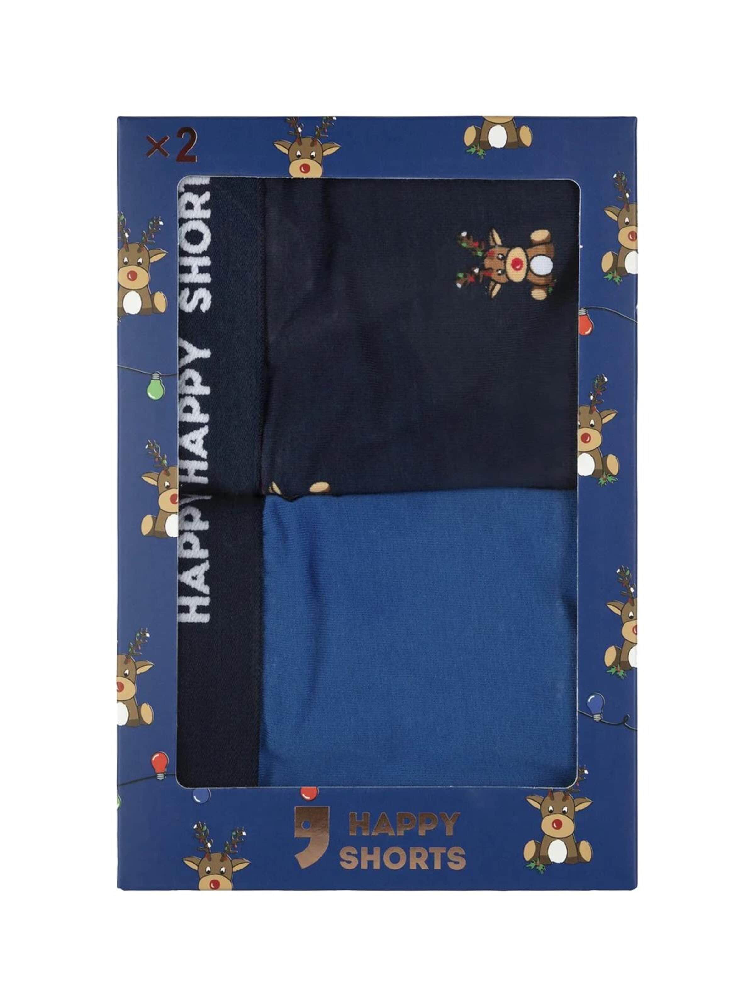 Boxers 'Christmas' Happy Shorts en bleu
