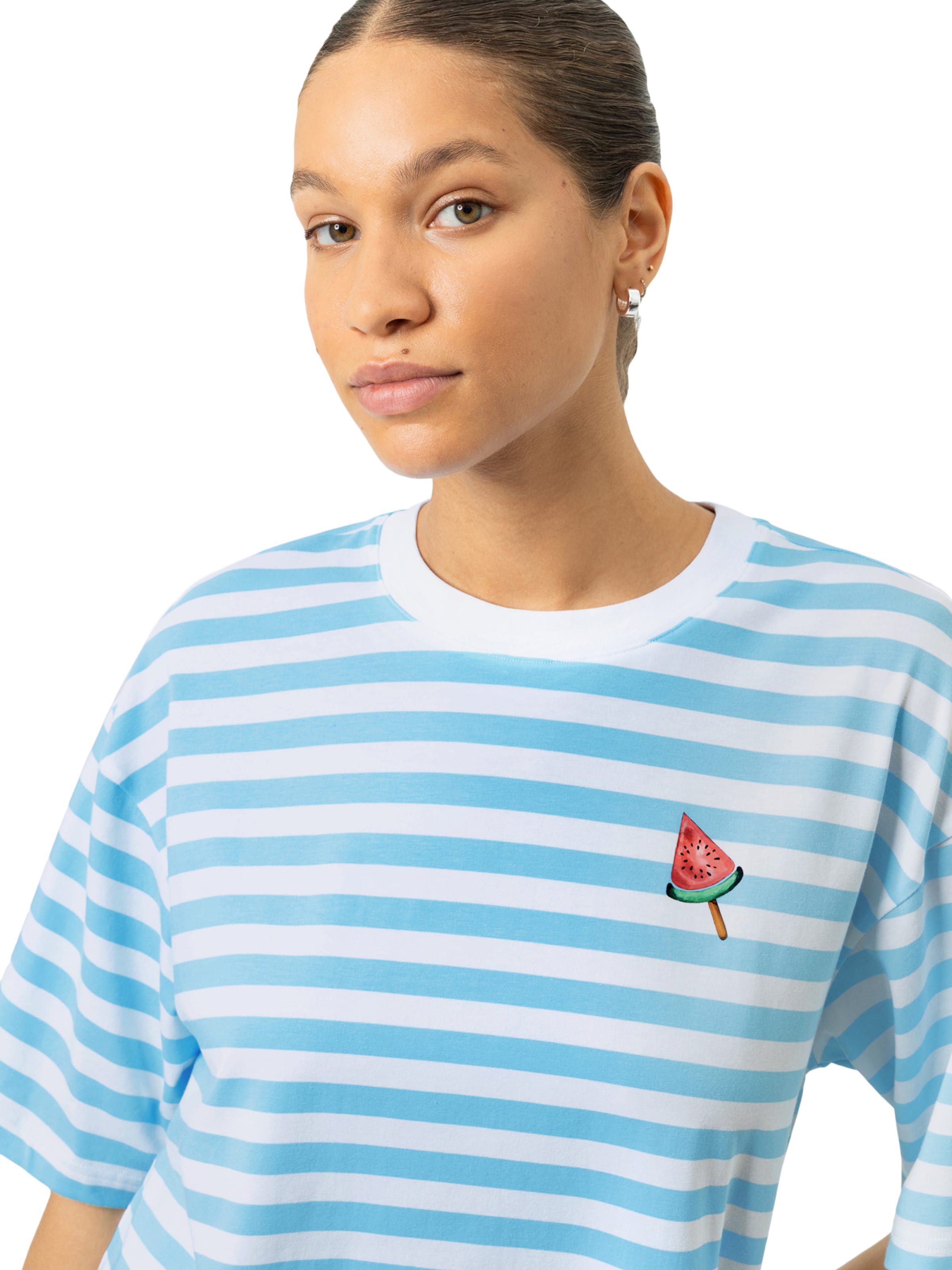 Mey Shirt 'Straight Waves' in Blue