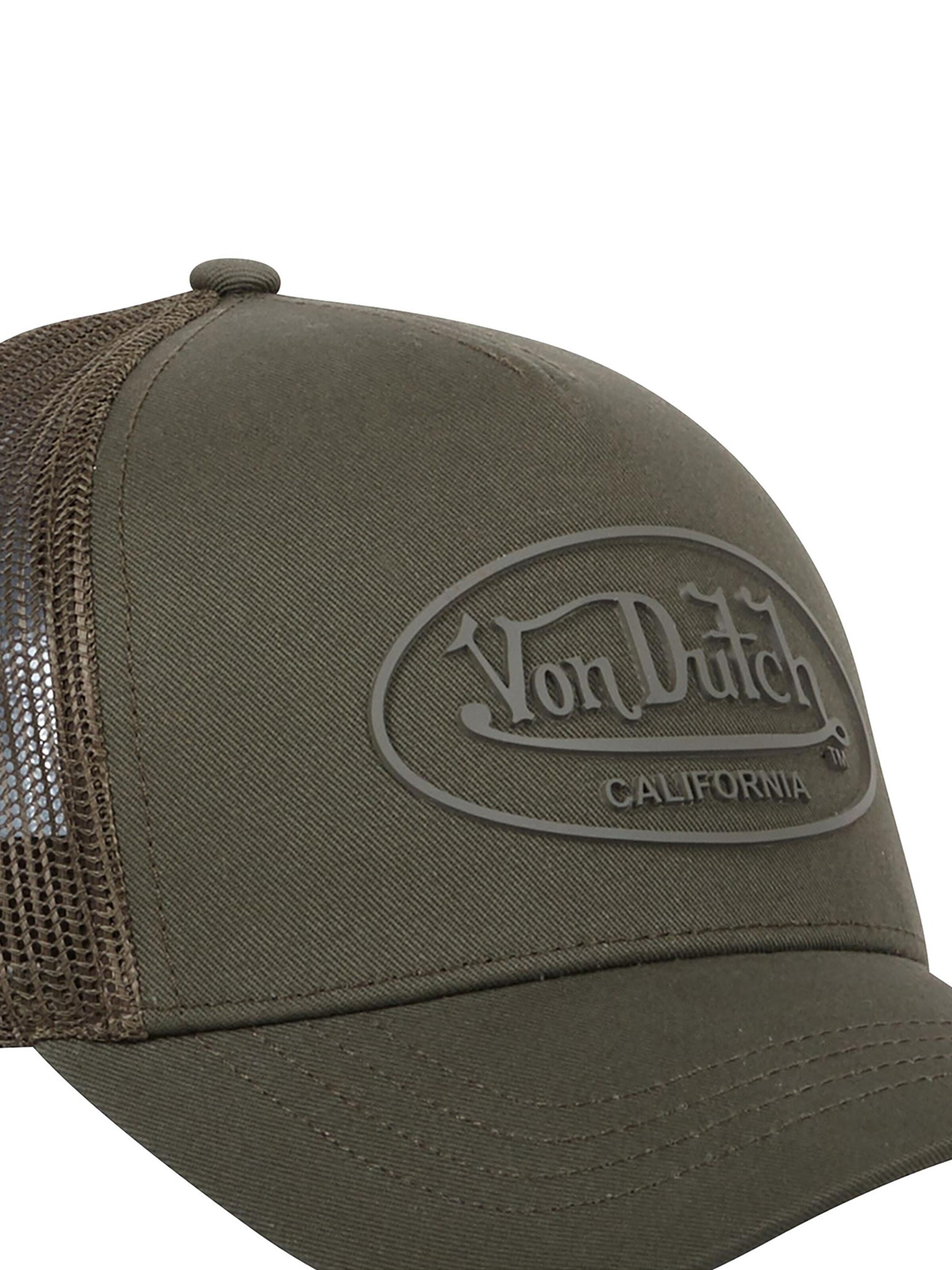 Von Dutch Cap 'Classic Rubber' in Green