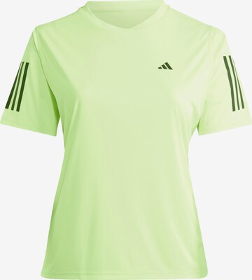 ADIDAS PERFORMANCE Functioneel shirt 'Own the Run' in Groen: voorkant