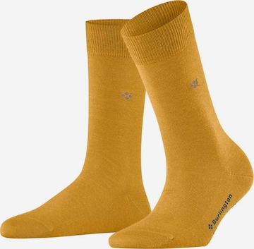 BURLINGTON Sokken in Geel: voorkant