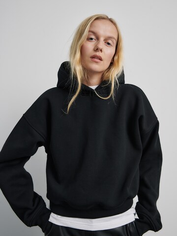 ABOUT YOU x Marie von Behrens Sweatshirt 'Paloma' in Black: front