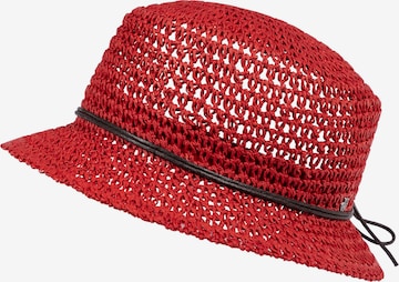 Chapeaux ' Cali ' Roeckl en rouge : devant