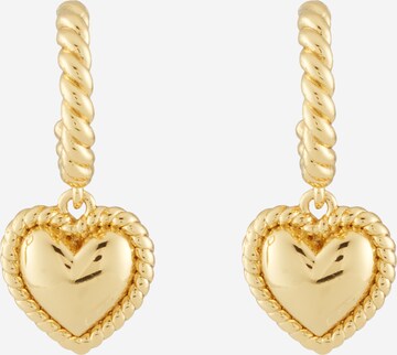 Boucles d'oreilles 'HUGGIES' Kate Spade en or : devant