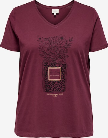 ONLY Carmakoma Shirt 'CARLYDIA' in Red: front