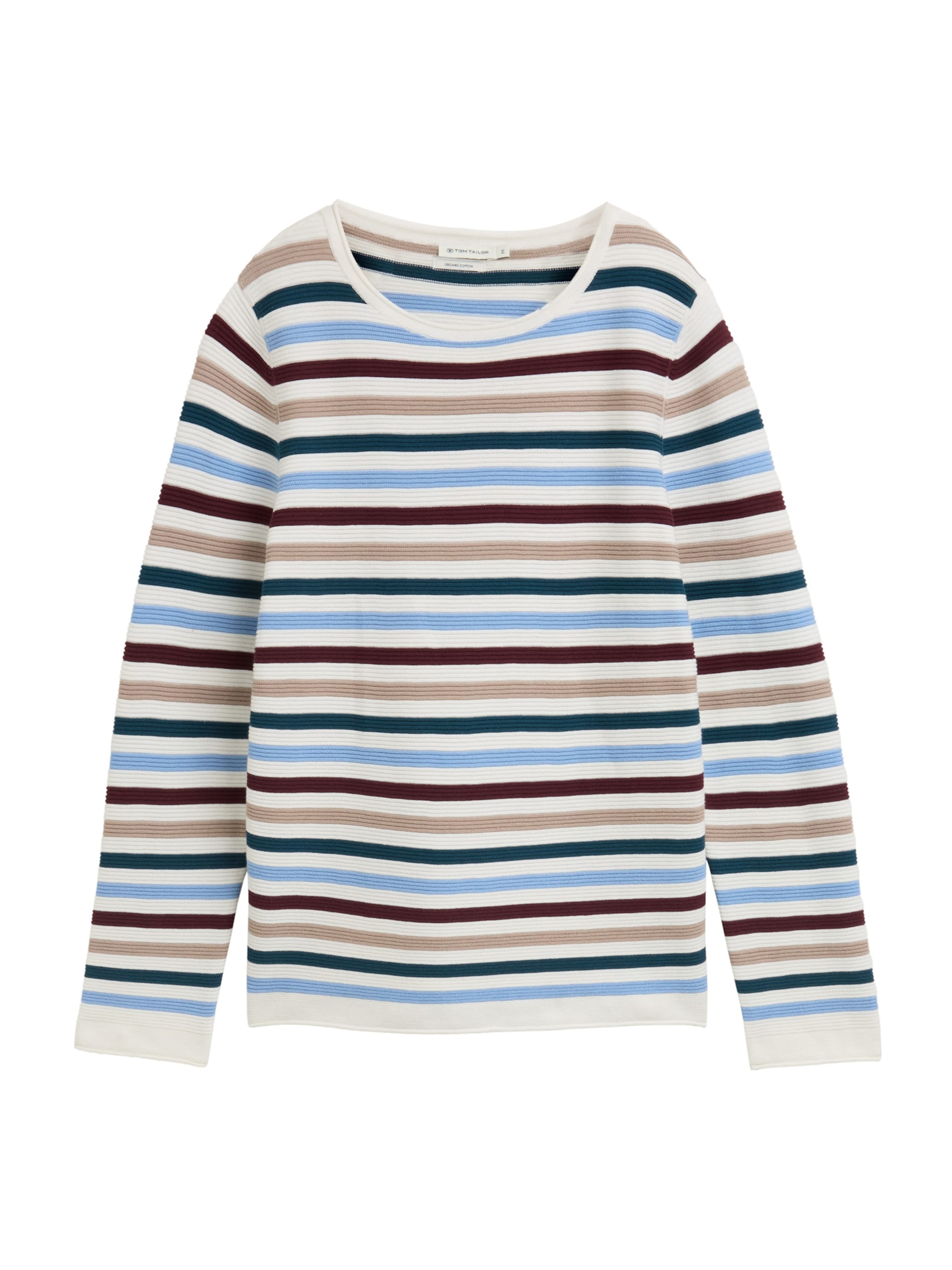 TOM TAILOR Pullover i hvid: forside