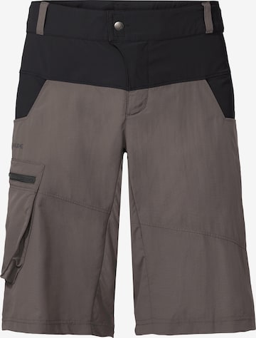 VAUDE Regular Outdoor Pants 'Qimsa' in Grey: front