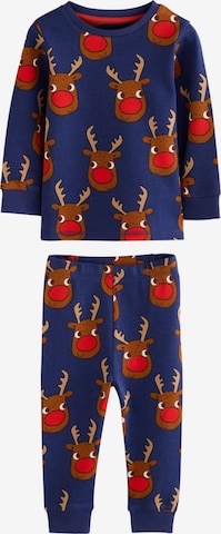 Next - Pijama 'Christmas' en azul: frente