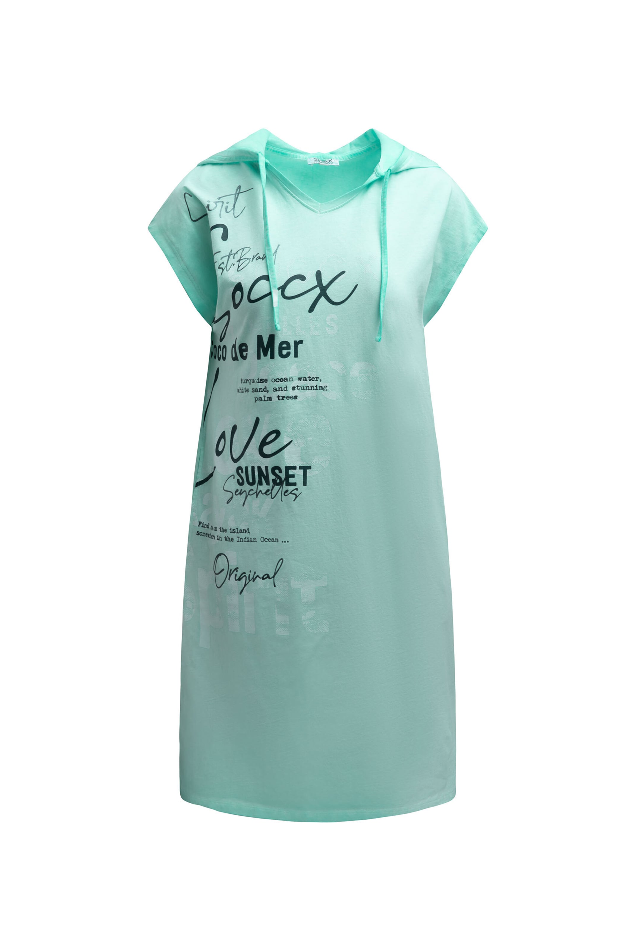 Soccx Summer Dress in Blue: front
