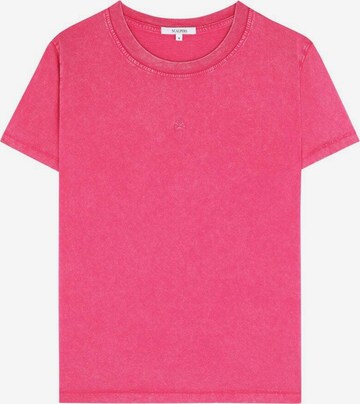 T-shirt Scalpers en rose : devant