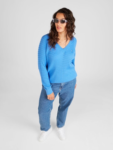 Tommy Hilfiger Curve Pullover in Blau