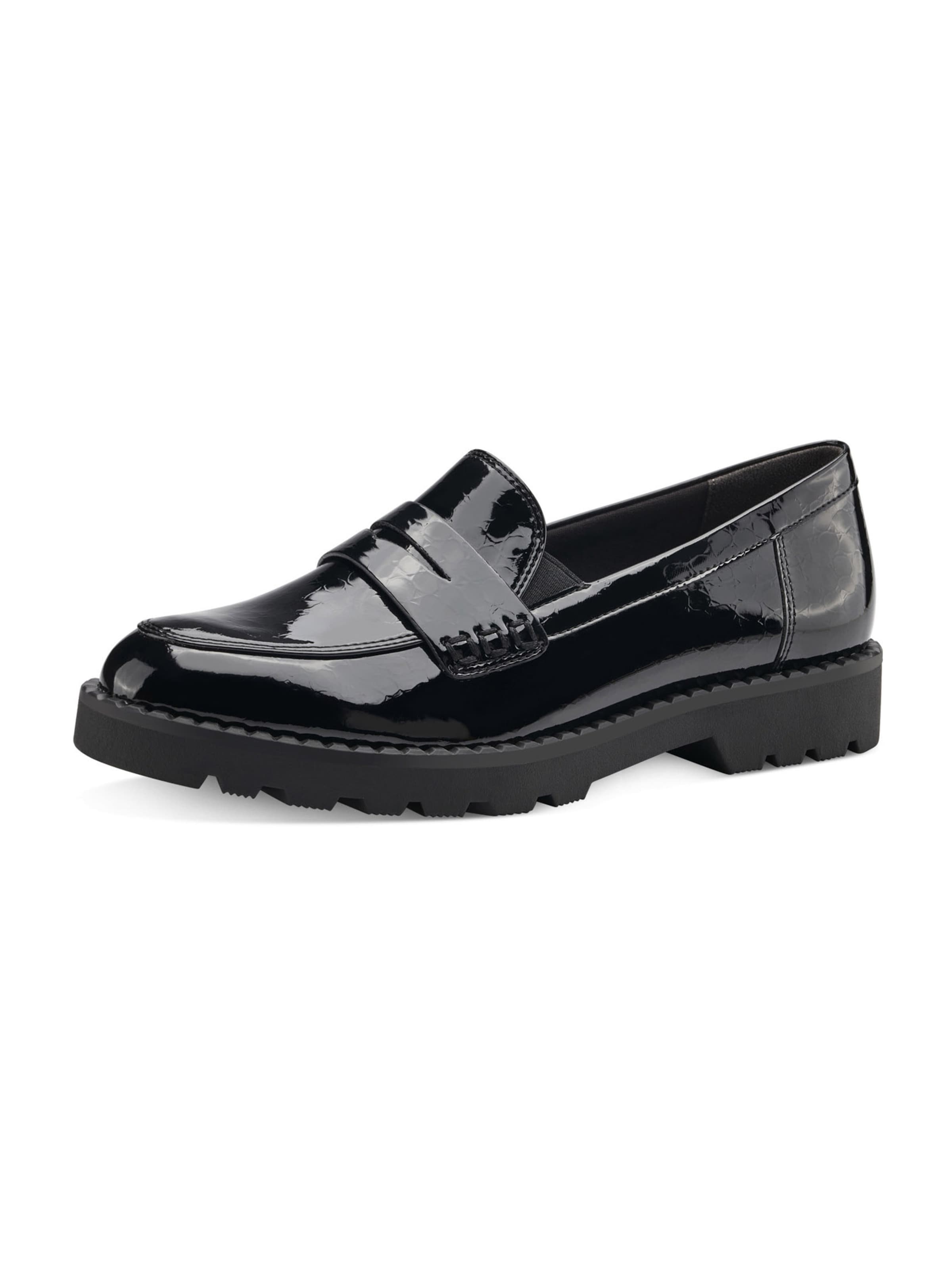 Tamaris Slip-ons in Black: front