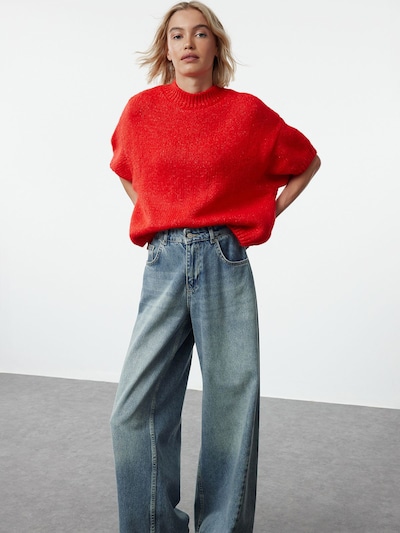 Trendyol Pull-over en rouge, Vue avec produit