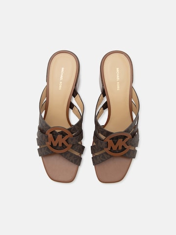 MICHAEL Michael Kors Papucs 'ERIKA' - barna