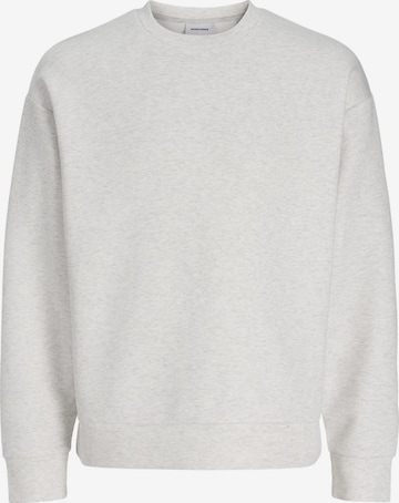 JACK & JONES Sweatshirt 'JJEBarron' in Wit: voorkant