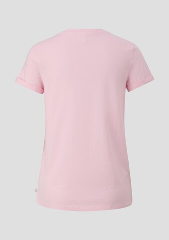 QS T-Shirt in Pink: zadná strana