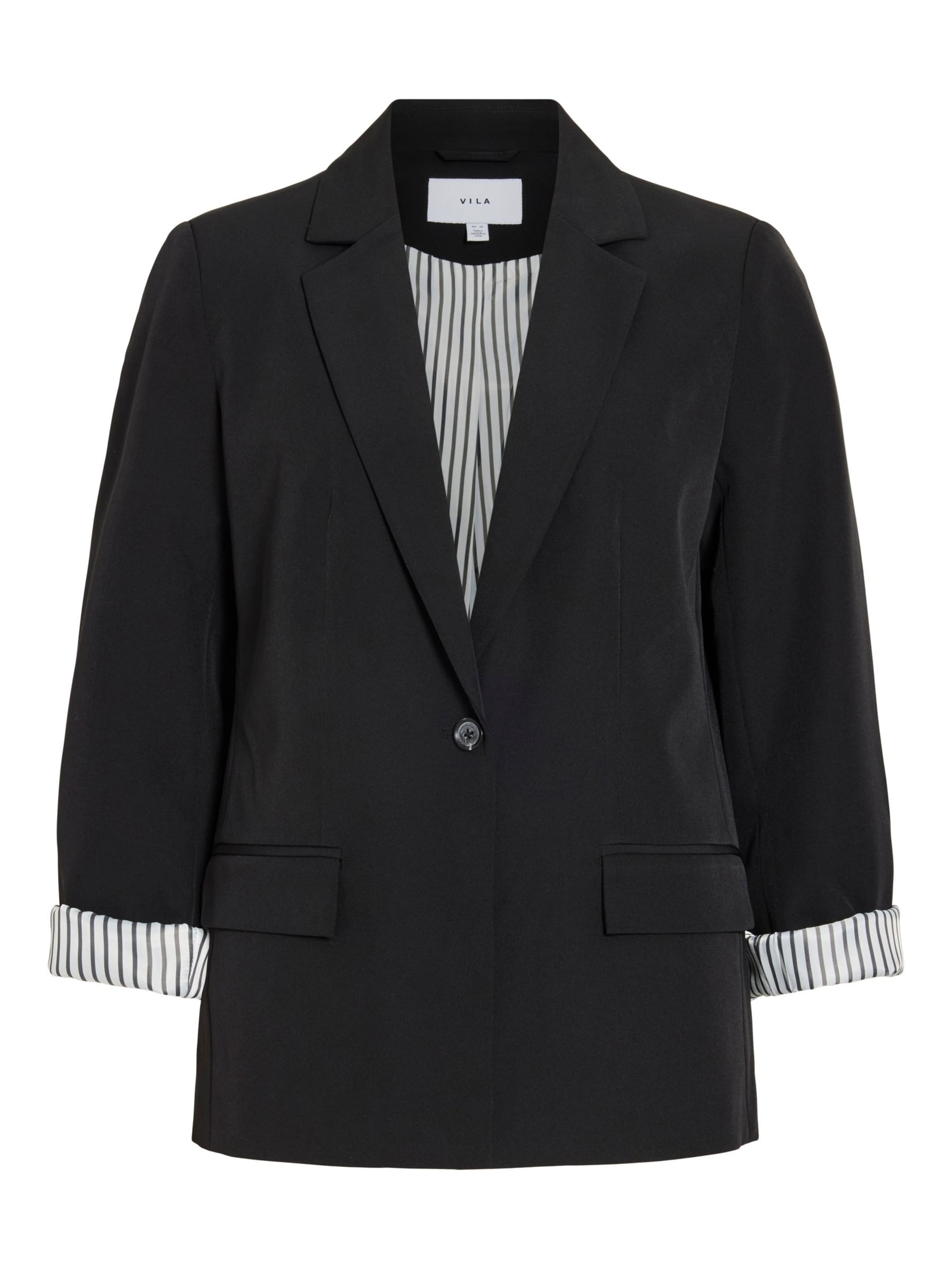 VILA - Blazer 'VIBonnie' en negro: frente