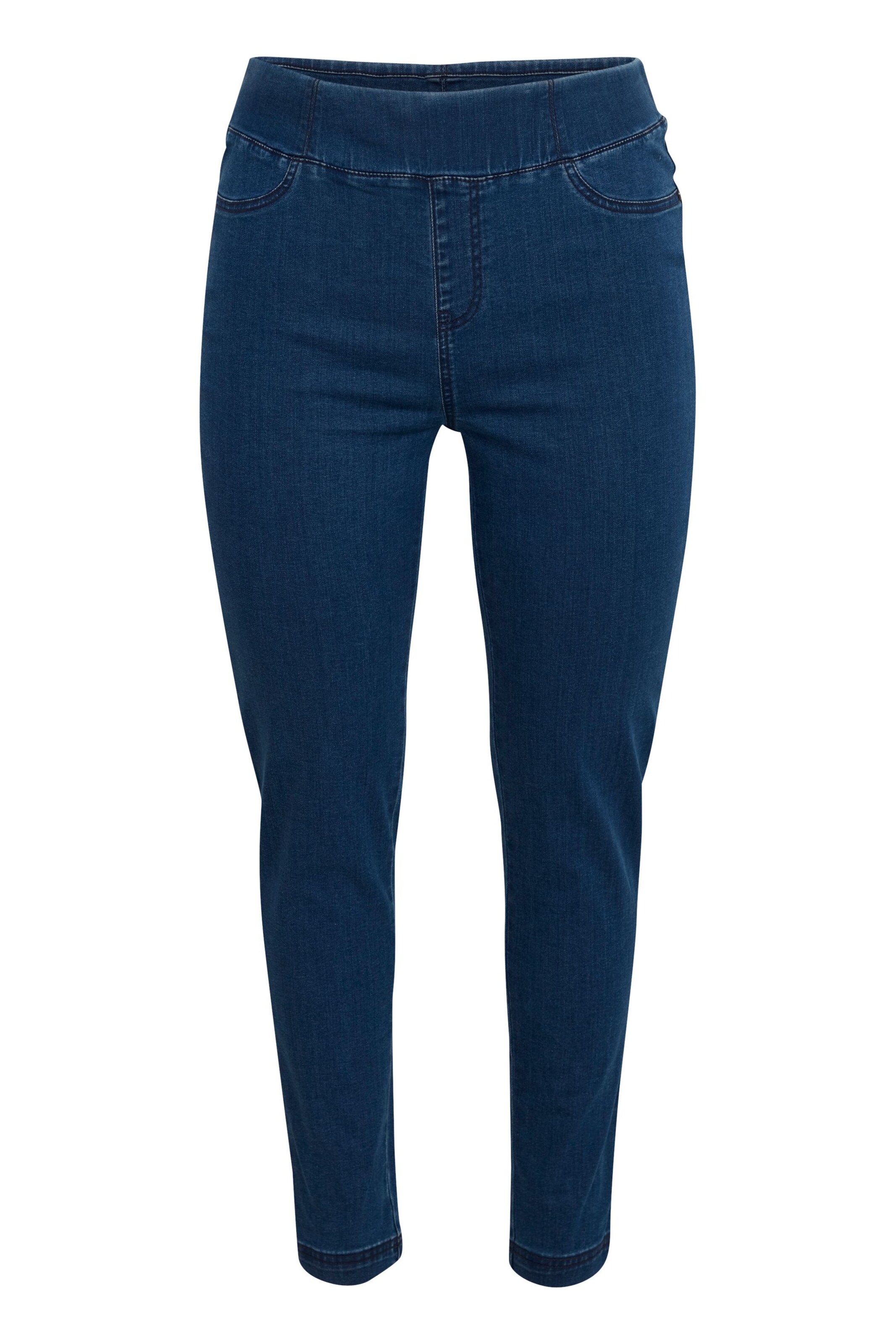 Fransa Curve Slim fit Jeggings 'Mally' in Blue: front