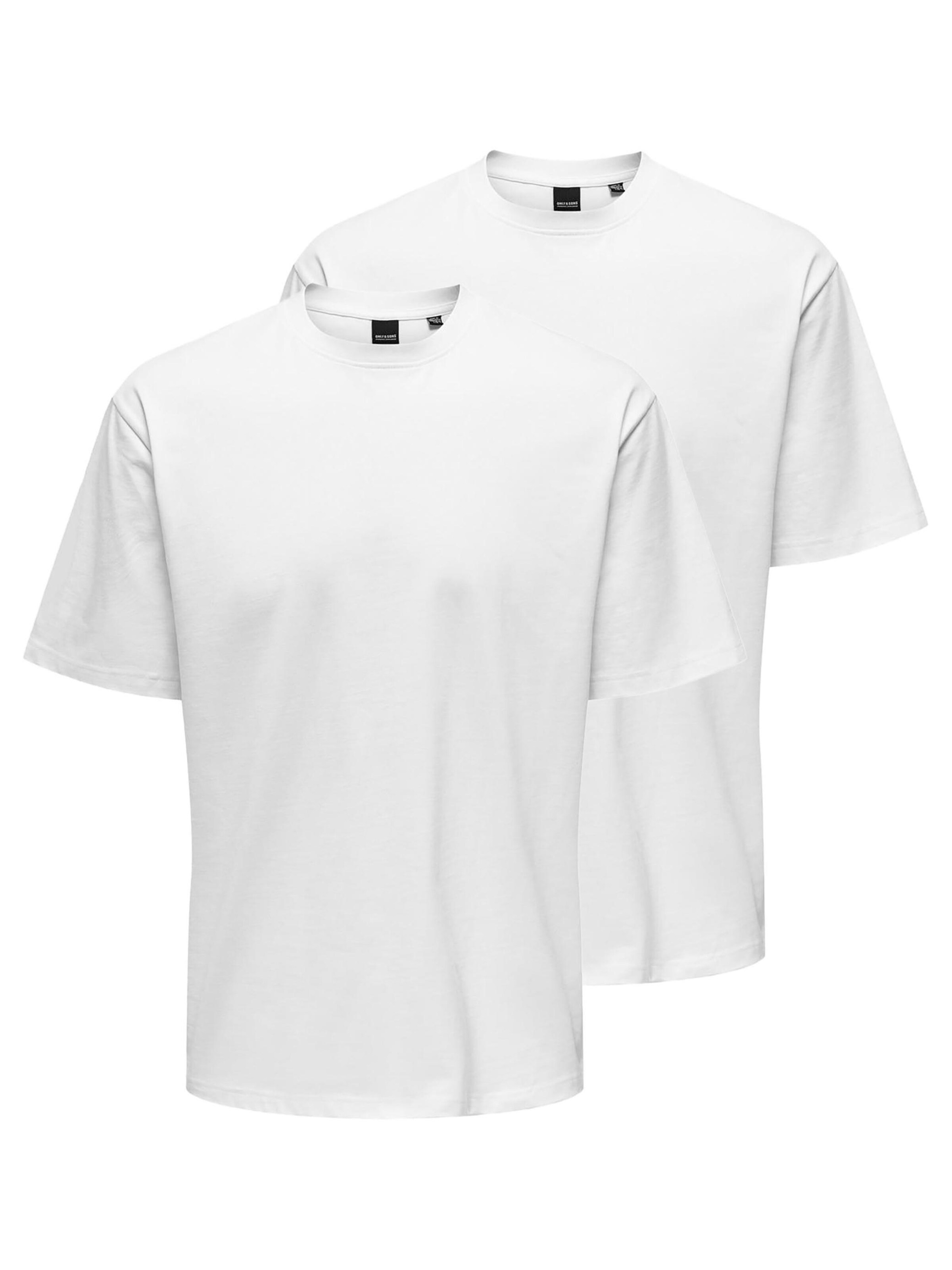 Only & Sons Shirt 'Onsfred' in White: front