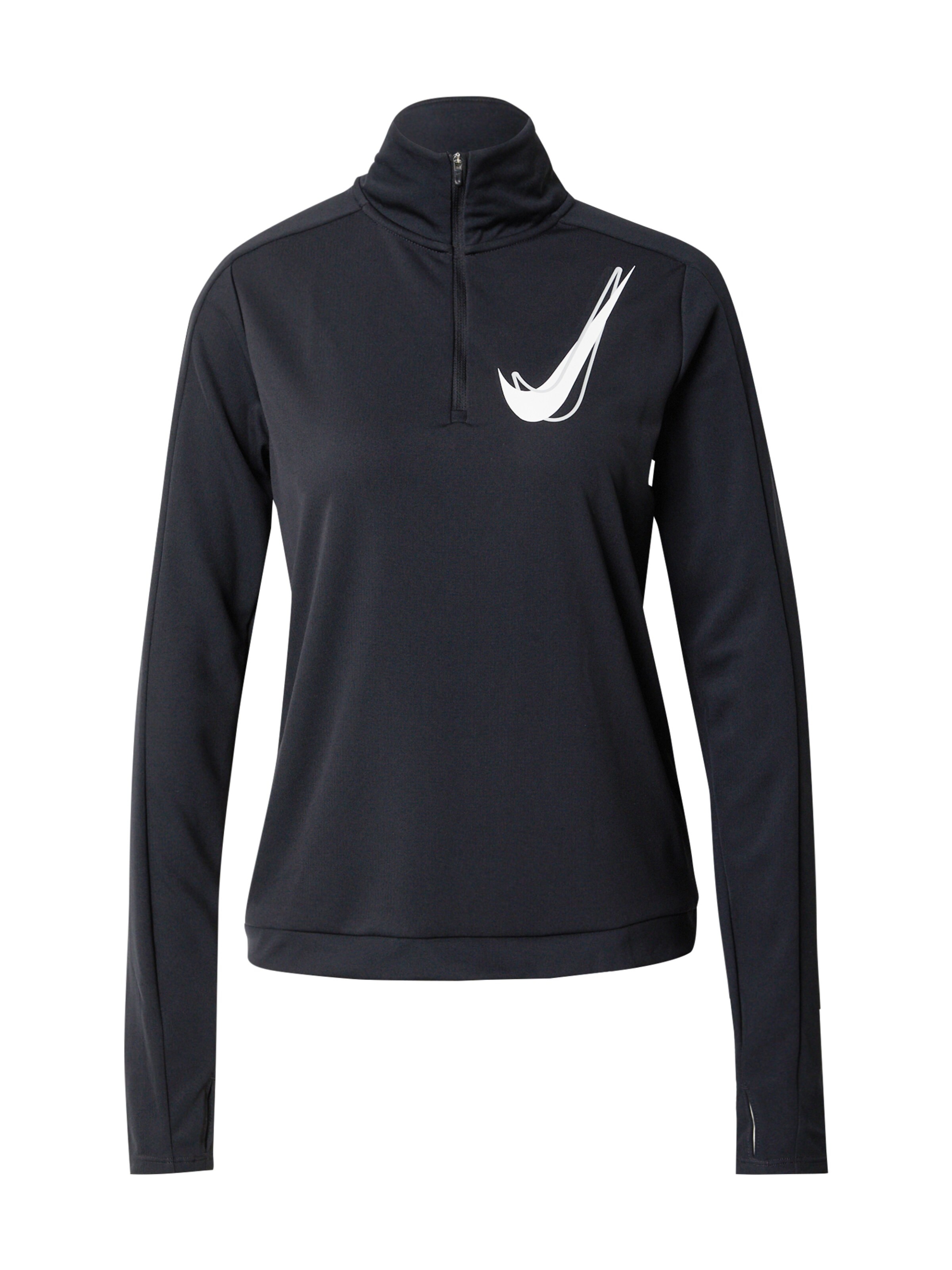 NIKE Спортивный свитшот 'SWSH' в Черный: спереди