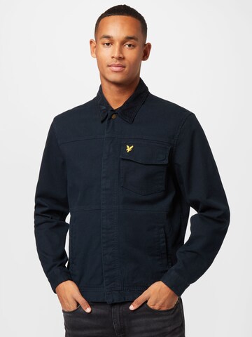 Lyle & Scott Tussenjas in Blauw: voorkant