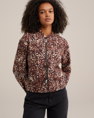 WE Fashion Between-season jacket in Brown
