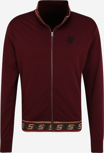 SikSilk Суичъри с качулка в тъмнобежово / бургундово червено / светлочервено / черно, Преглед на продукта