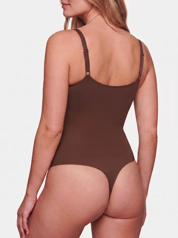 ESTRELL - Body moldeador 'Shaping bodysuit Sculpting Shapewear Thong Body – Sleeveless' en marrón