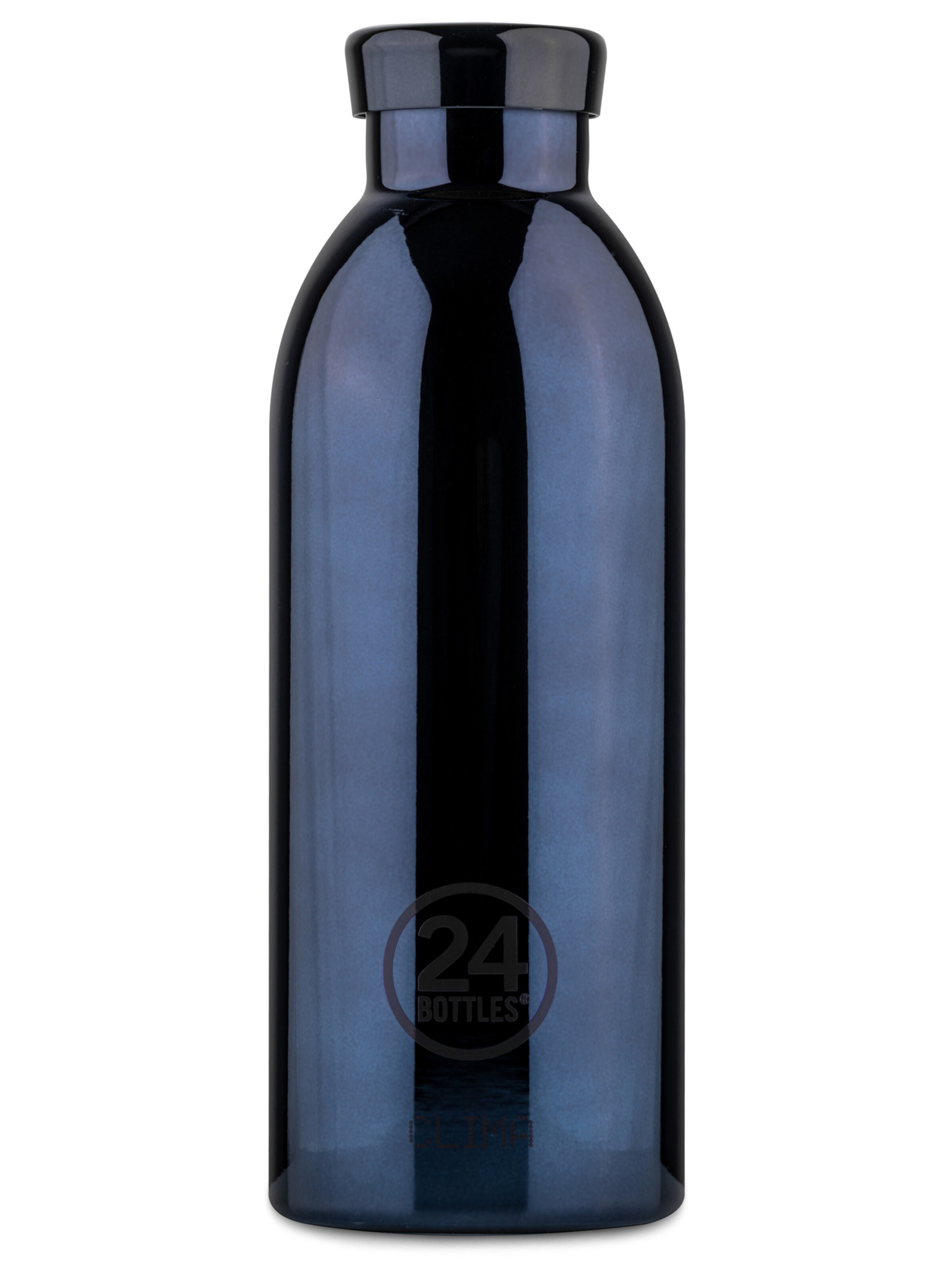 Borraccia 'Black Radiance' di 24Bottles in nero: frontale