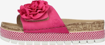 Rieker - Sapato aberto em rosa