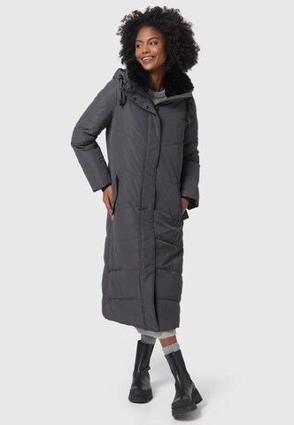 Manteau d’hiver 'Hingucker XIV' NAVAHOO en gris : devant