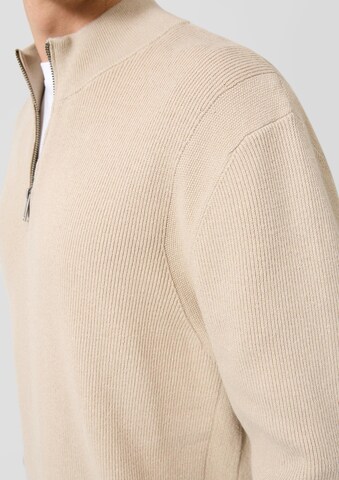QS Pullover in Beige: Vorderseite