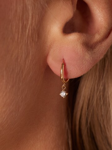 Lucardi Earrings 'Klassisch' in Gold