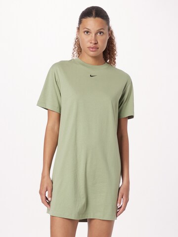 Nike Sportswear - Vestido 'Essential' em verde: frente