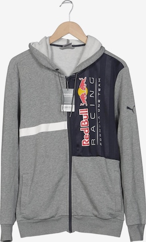 PUMA Kapuzenpullover M in Grau: Vorderseite