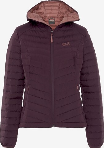 JACK WOLFSKIN Athletic Jacket in Purple: front