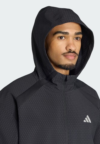 ADIDAS PERFORMANCE - Casaco de treino 'Tech Apparel' em preto