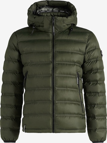 khujo Winter Jacket 'Tudor' in Green: front