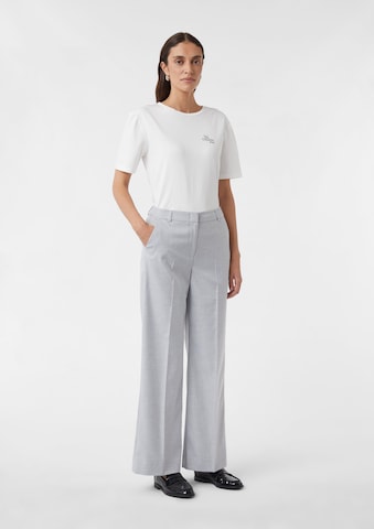 COMMA Regular Trousers in Grey: front