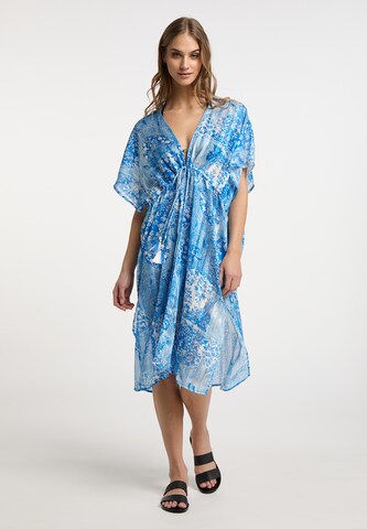 IZIA Beach Dress in Blue: front