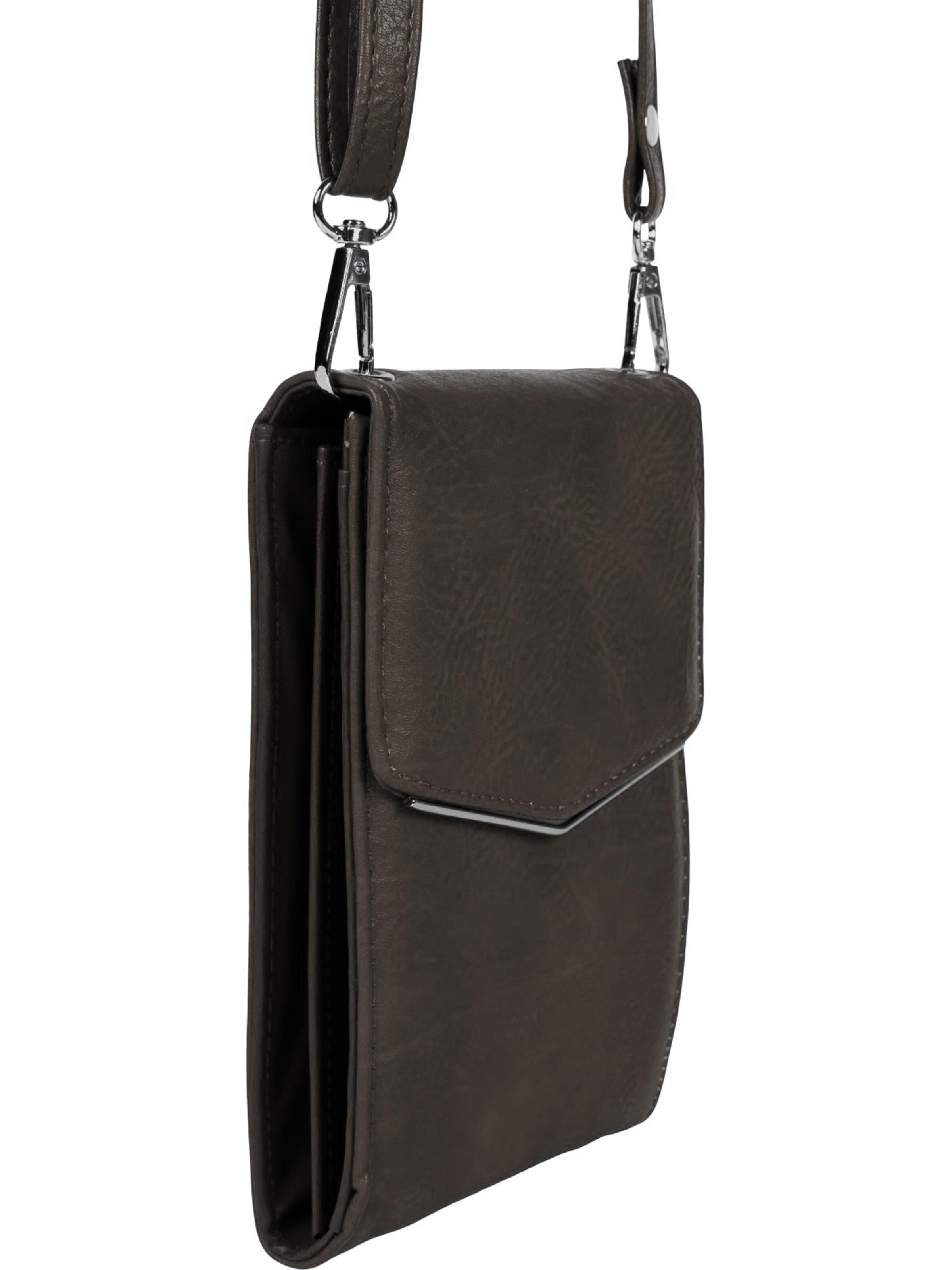 styleBREAKER Umhängetasche 'Mini Handy Umhängetasche'‌‌‌‌‌‌‌‌‌ in Grau