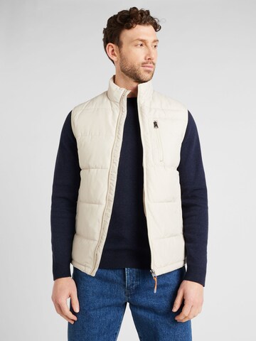 Gilet 'JAKE' Only & Sons en beige : devant