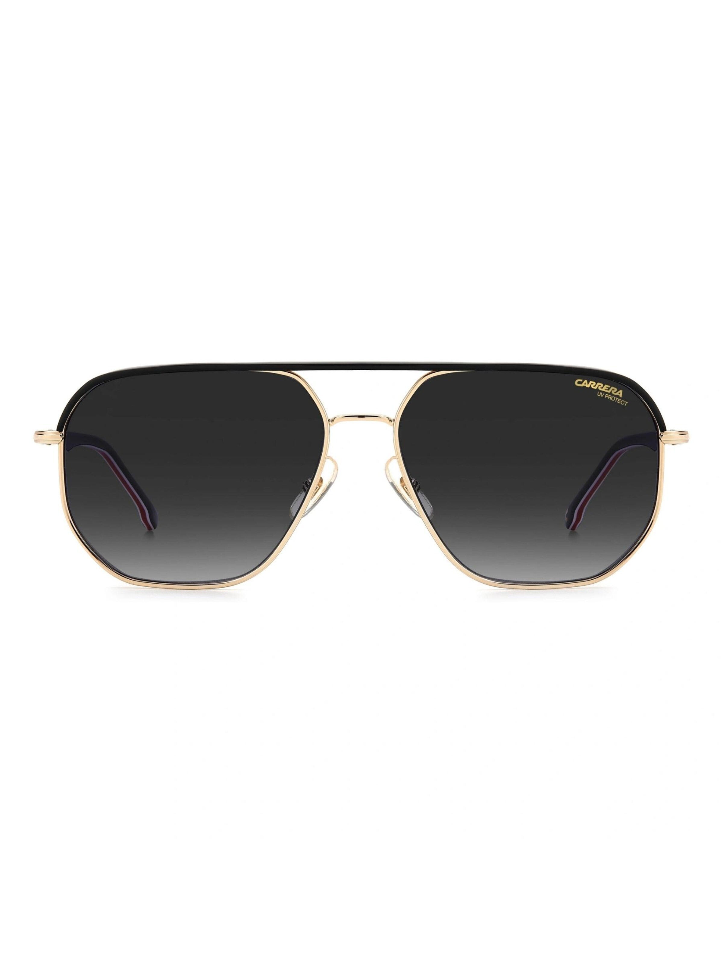 Lunettes de soleil 'Carrera 304/S - W97 9O Schwarz Gestreift mit Goldakzenten' Carrera en noir