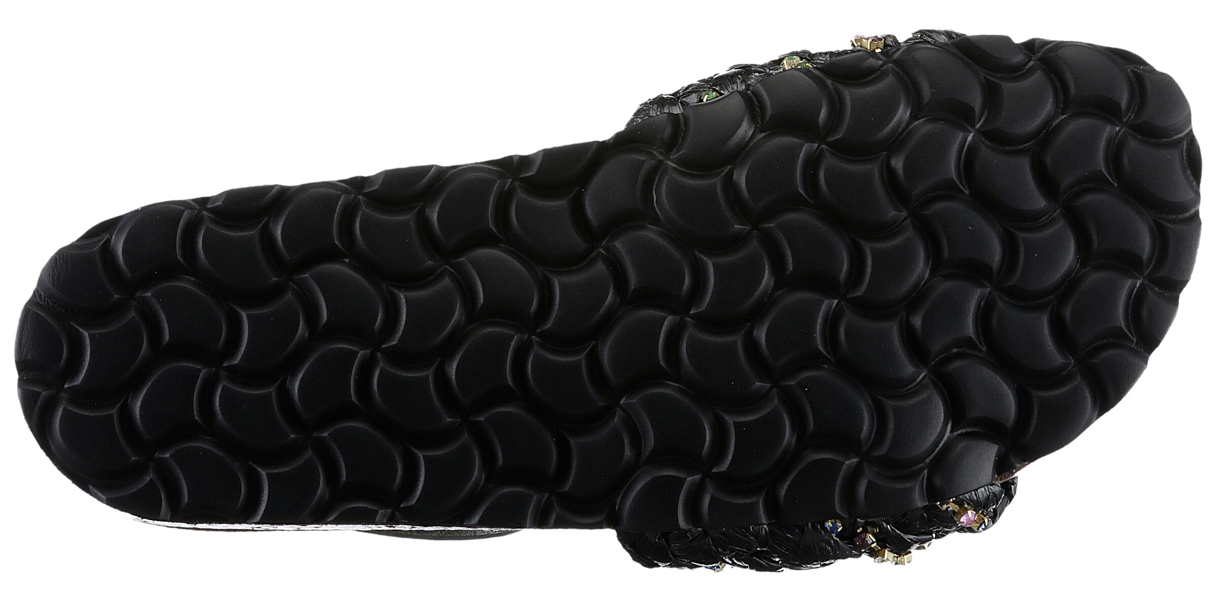 VERBENAS Pantolette in Schwarz